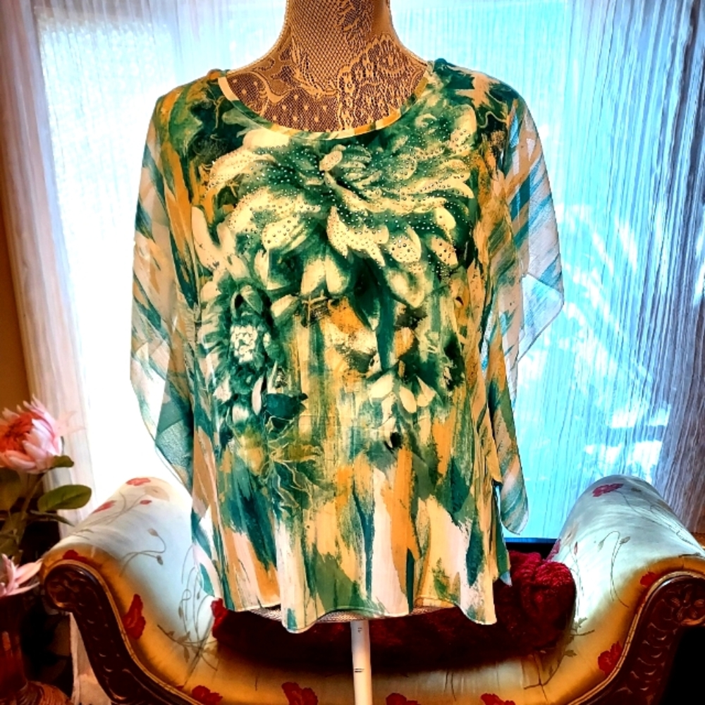 JM Collection Green Top -PM